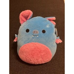 Squishmallows Original 16-Inch Boyle Blue Fruit Bat - Official Jazwares
